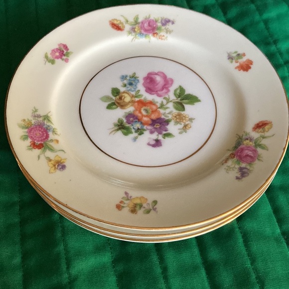 ROSE CHINA made OCCUPIED JAPAN, Dresden floral design, 4 set $45 - Picture 5 of 8